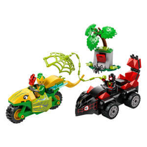 Lego Marvel Spidey And His Amazing Friends Spin and Electro Dinosaur Vehicle Chase 11198